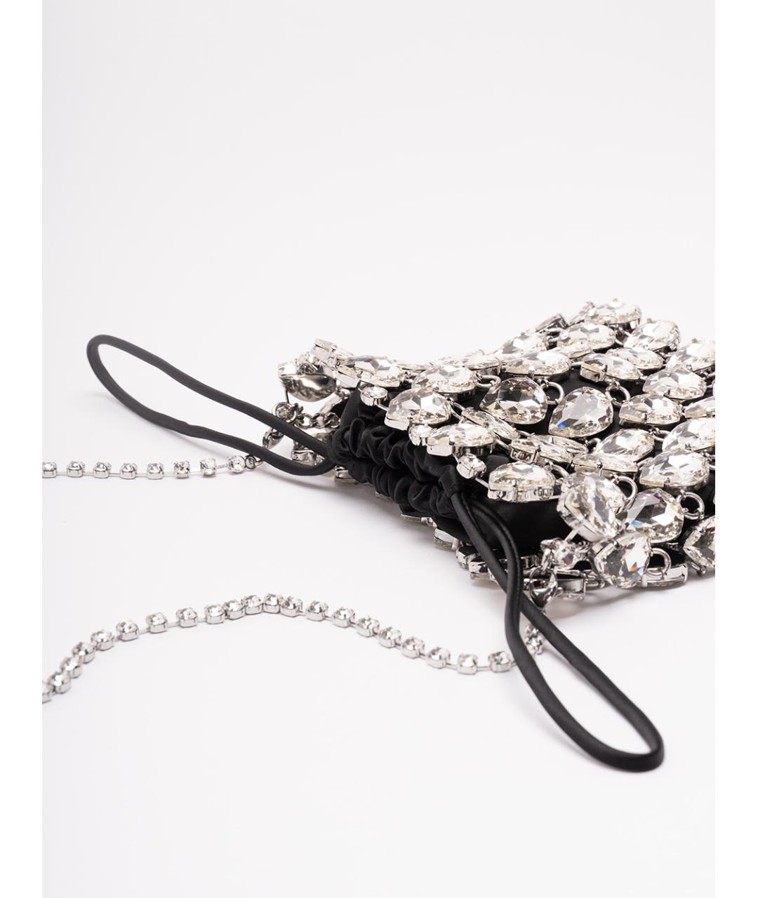 SELF-PORTRAIT Серебряная сумка с короткими ручками, фото 3