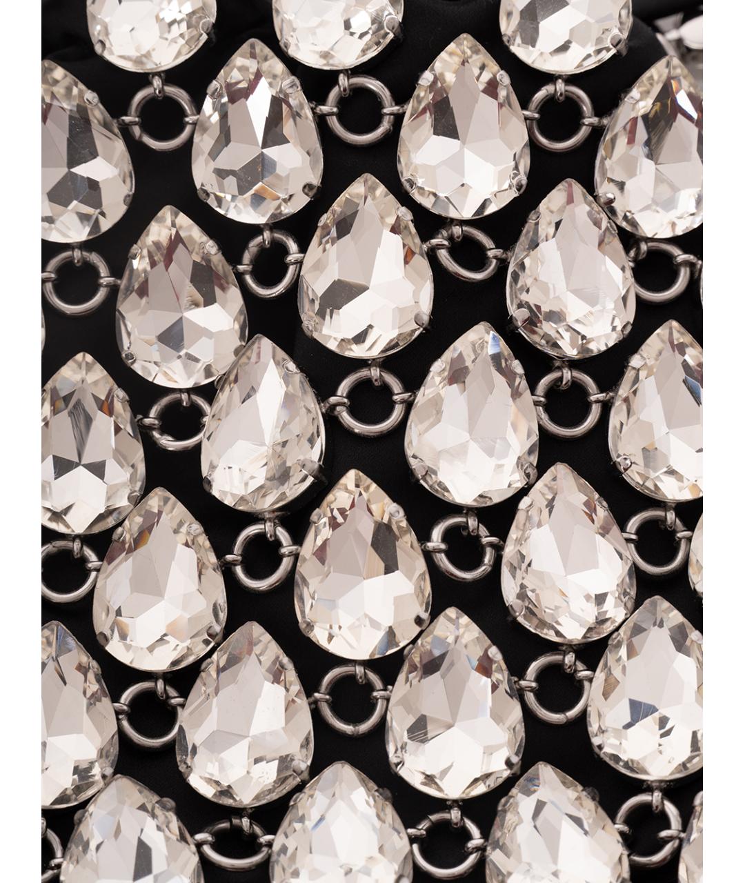 SELF-PORTRAIT Серебряная сумка с короткими ручками, фото 5