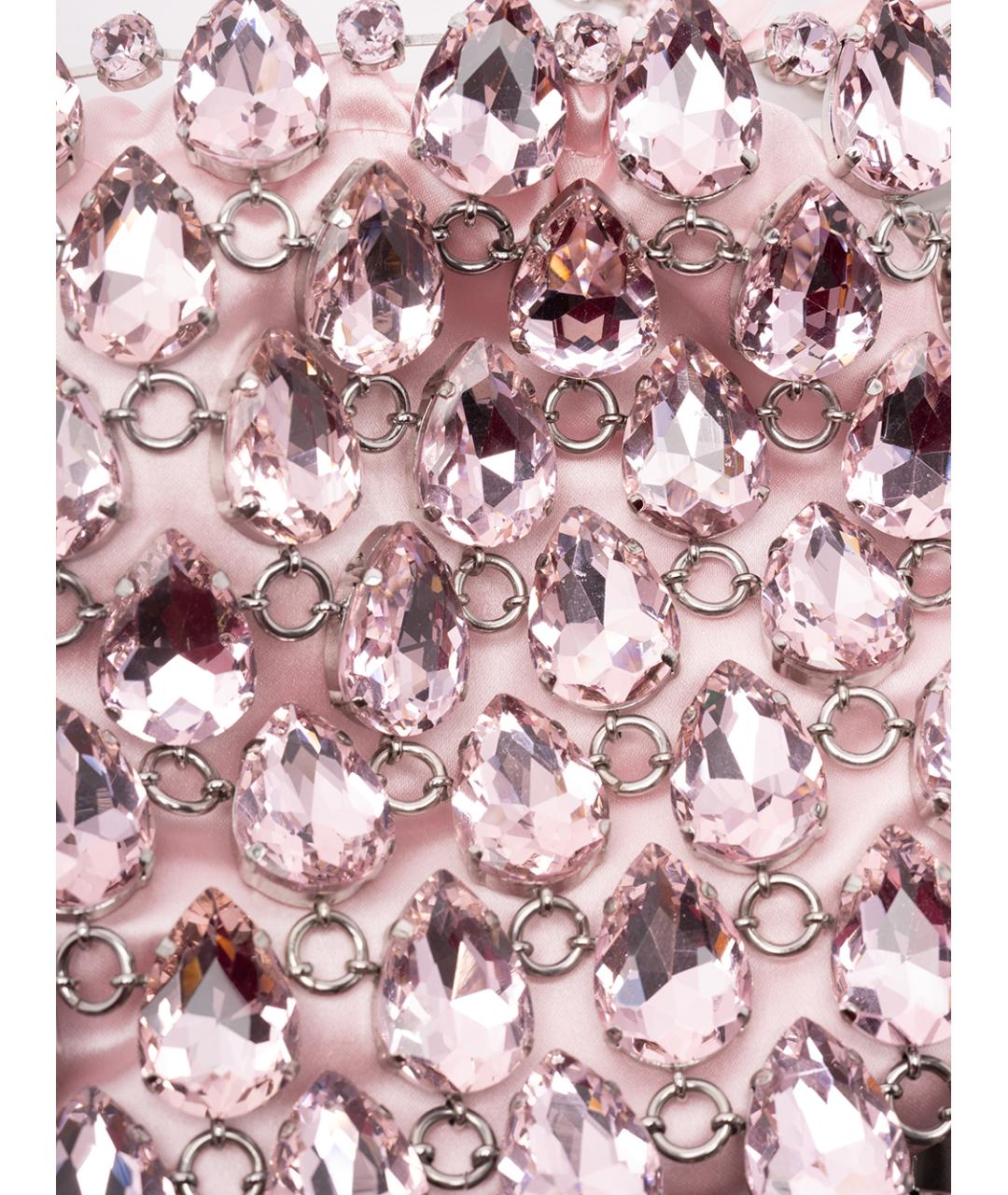 SELF-PORTRAIT Розовая сумка с короткими ручками, фото 5