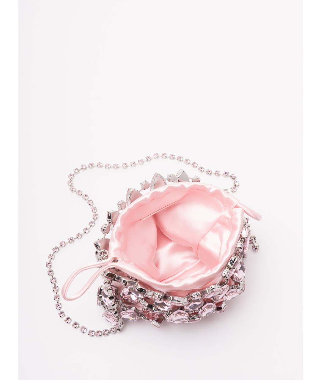 SELF-PORTRAIT Розовая сумка с короткими ручками, фото 6