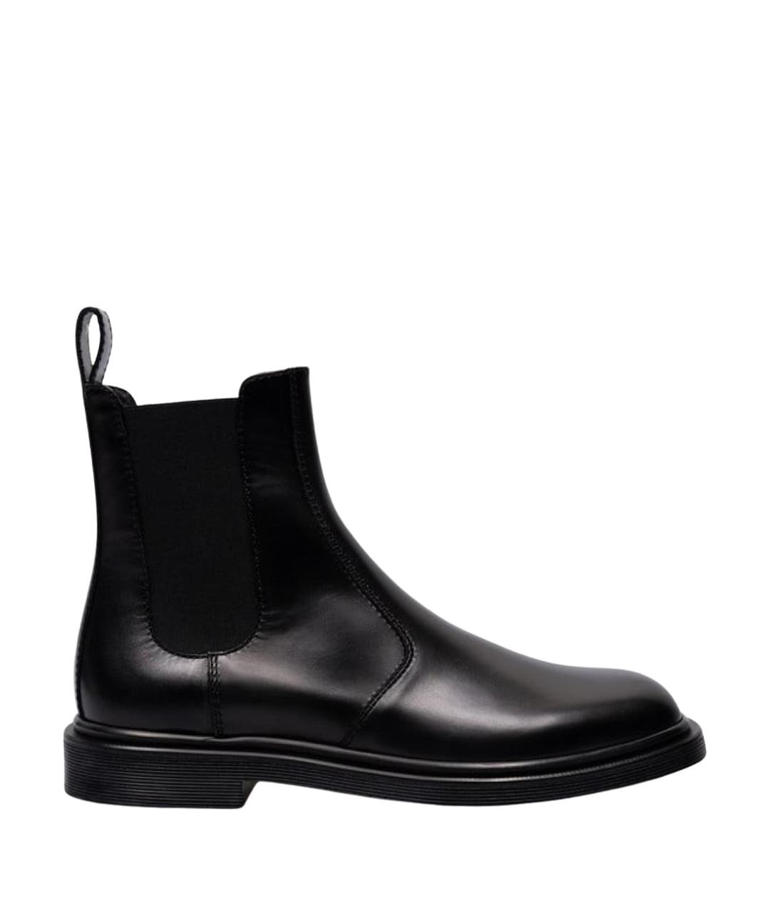 THE ROW Черные кожаные полусапоги, фото 1