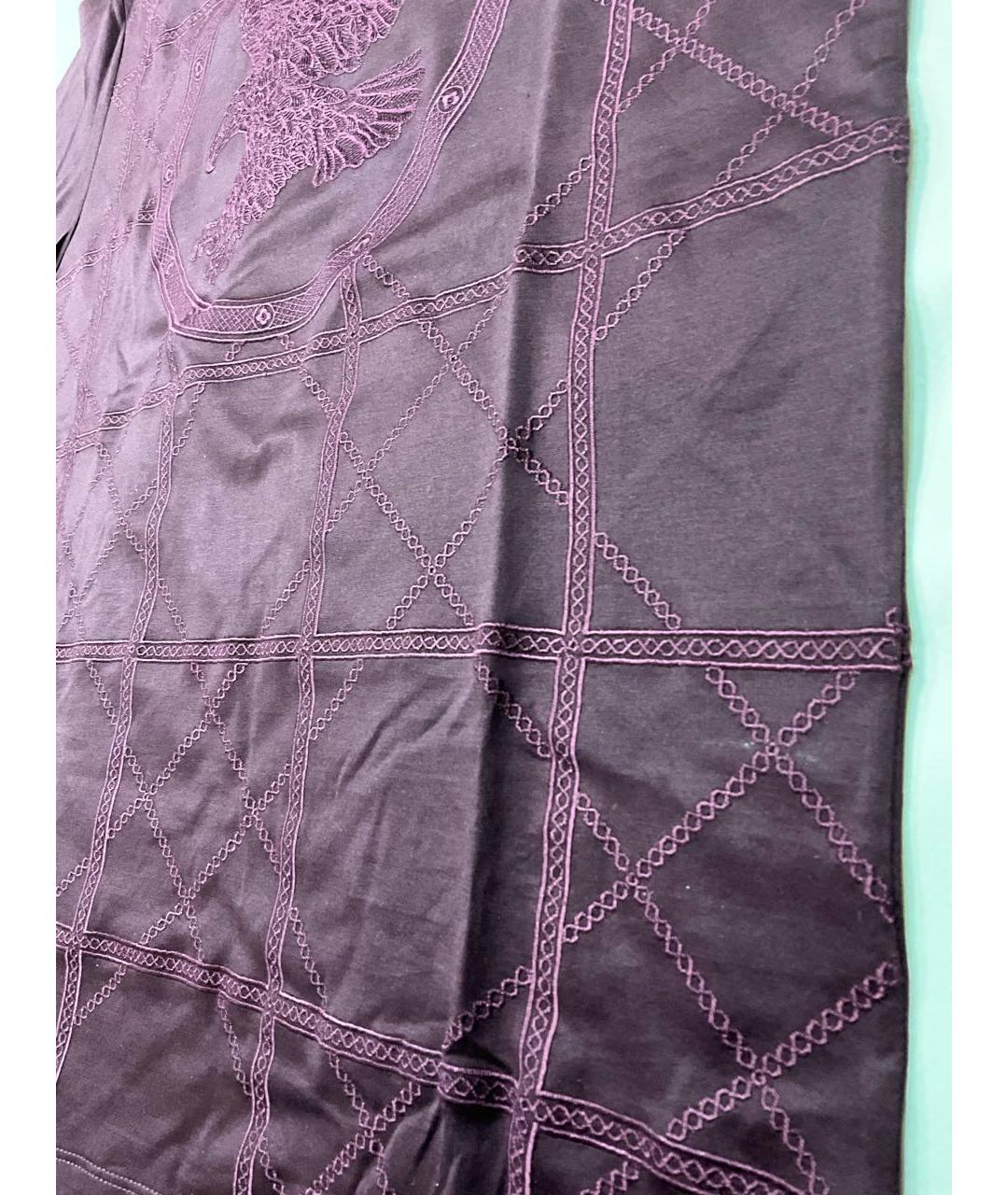 STEFANO RICCI Фиолетовая хлопковая футболка, фото 3