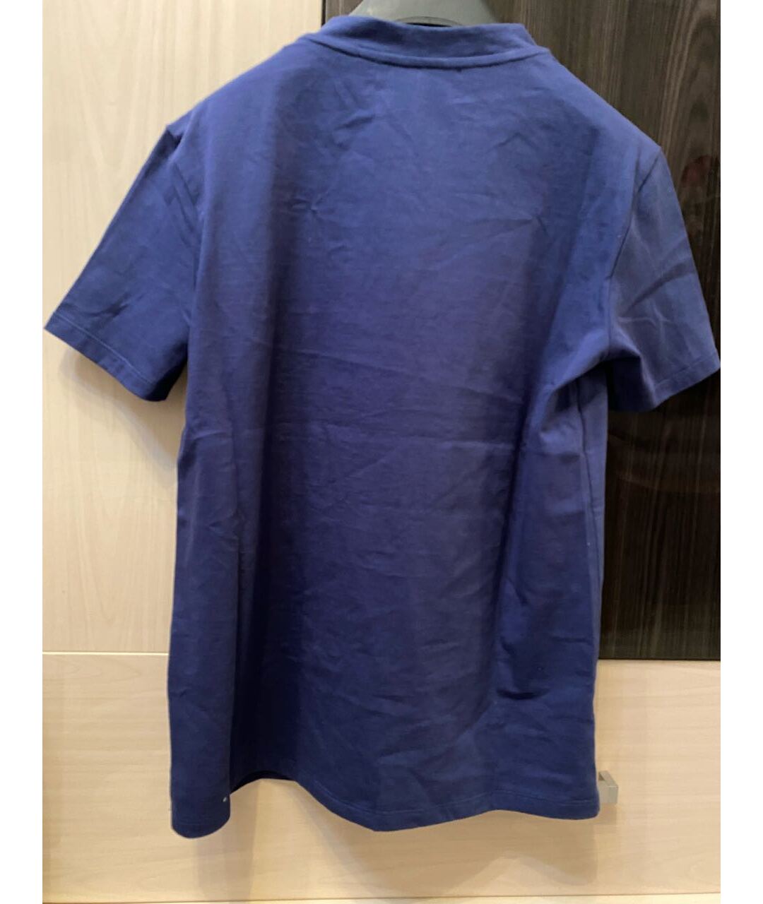 FRANKIE MORELLO Синяя хлопко-эластановая футболка, фото 2