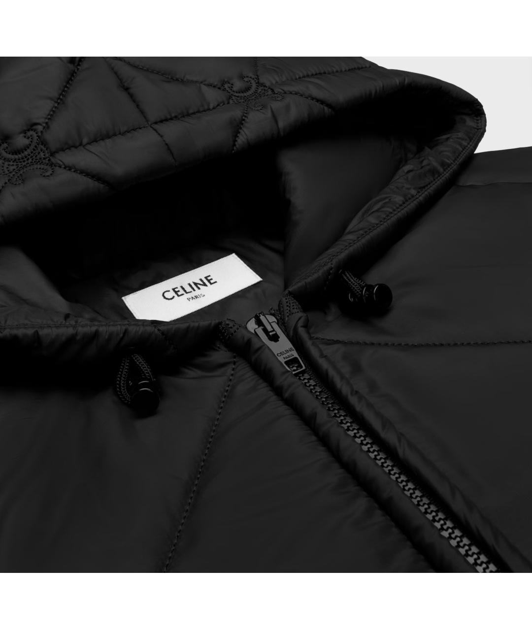 CELINE Черная полиэстеровая куртка, фото 3