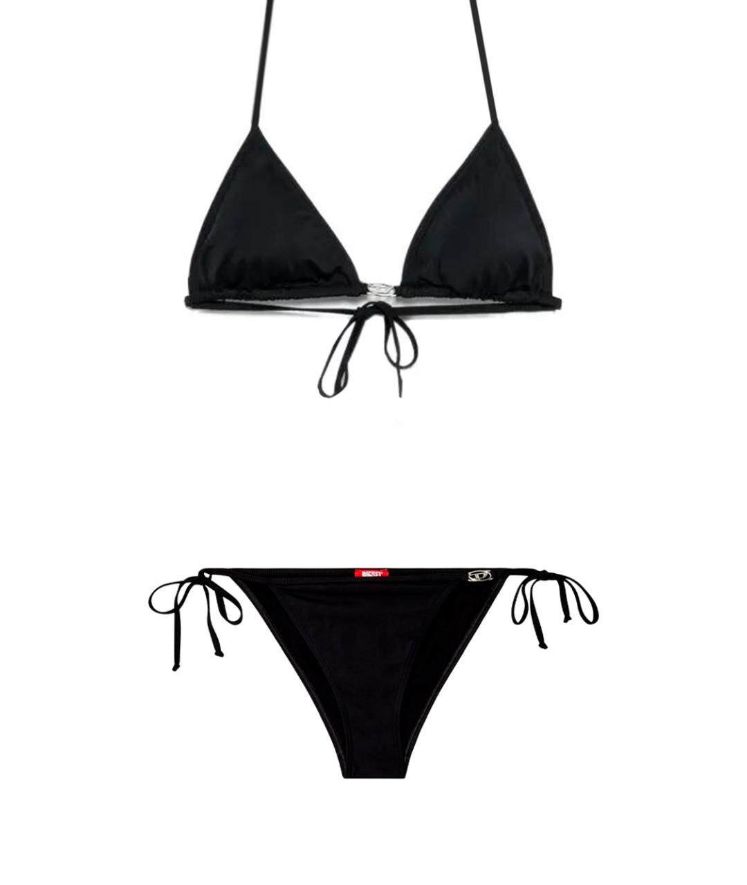 DIESEL Черный полиамидовый купальник, фото 1