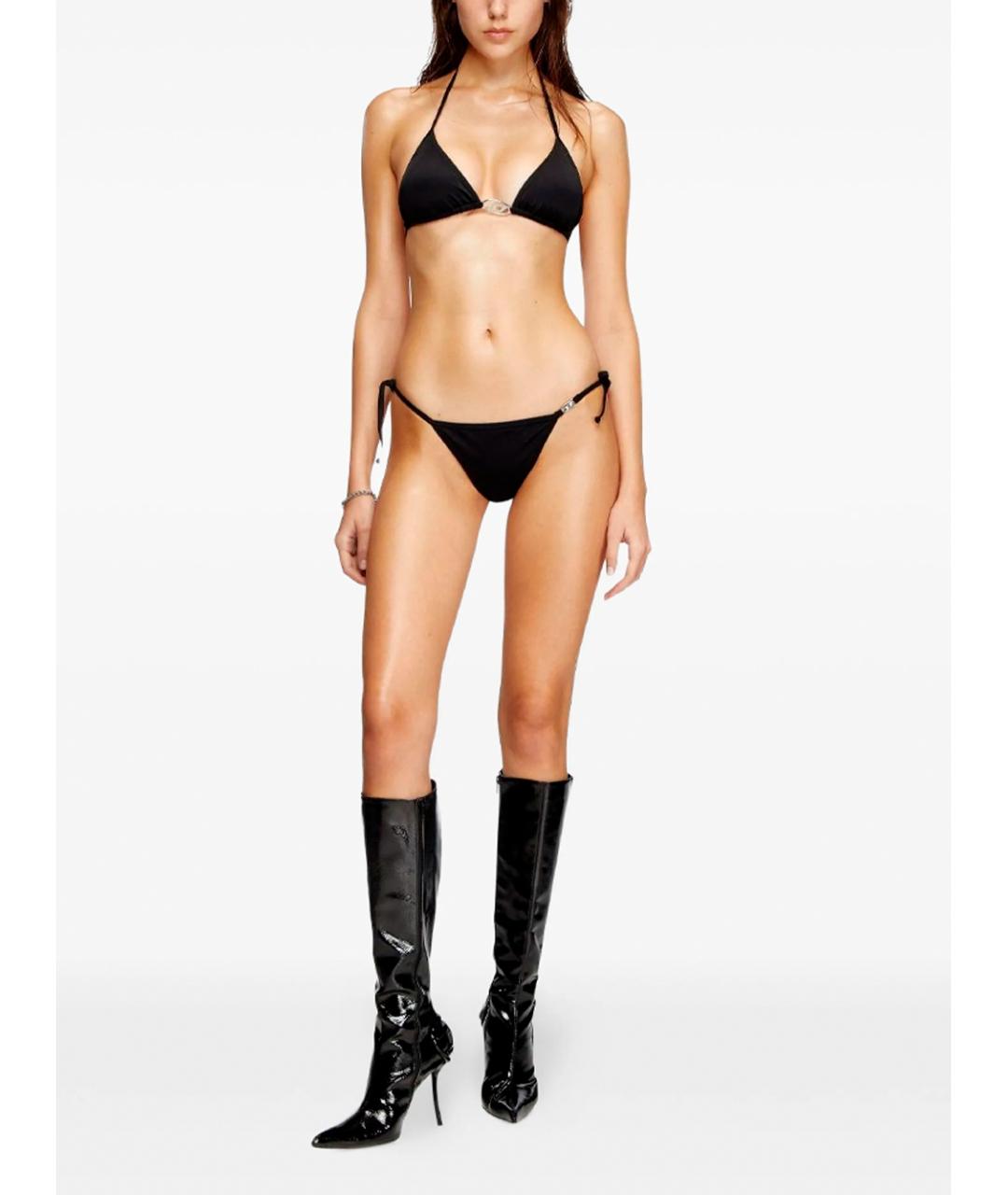 DIESEL Черный полиамидовый купальник, фото 3