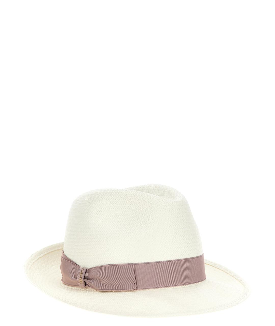 BORSALINO Белая шляпа, фото 2