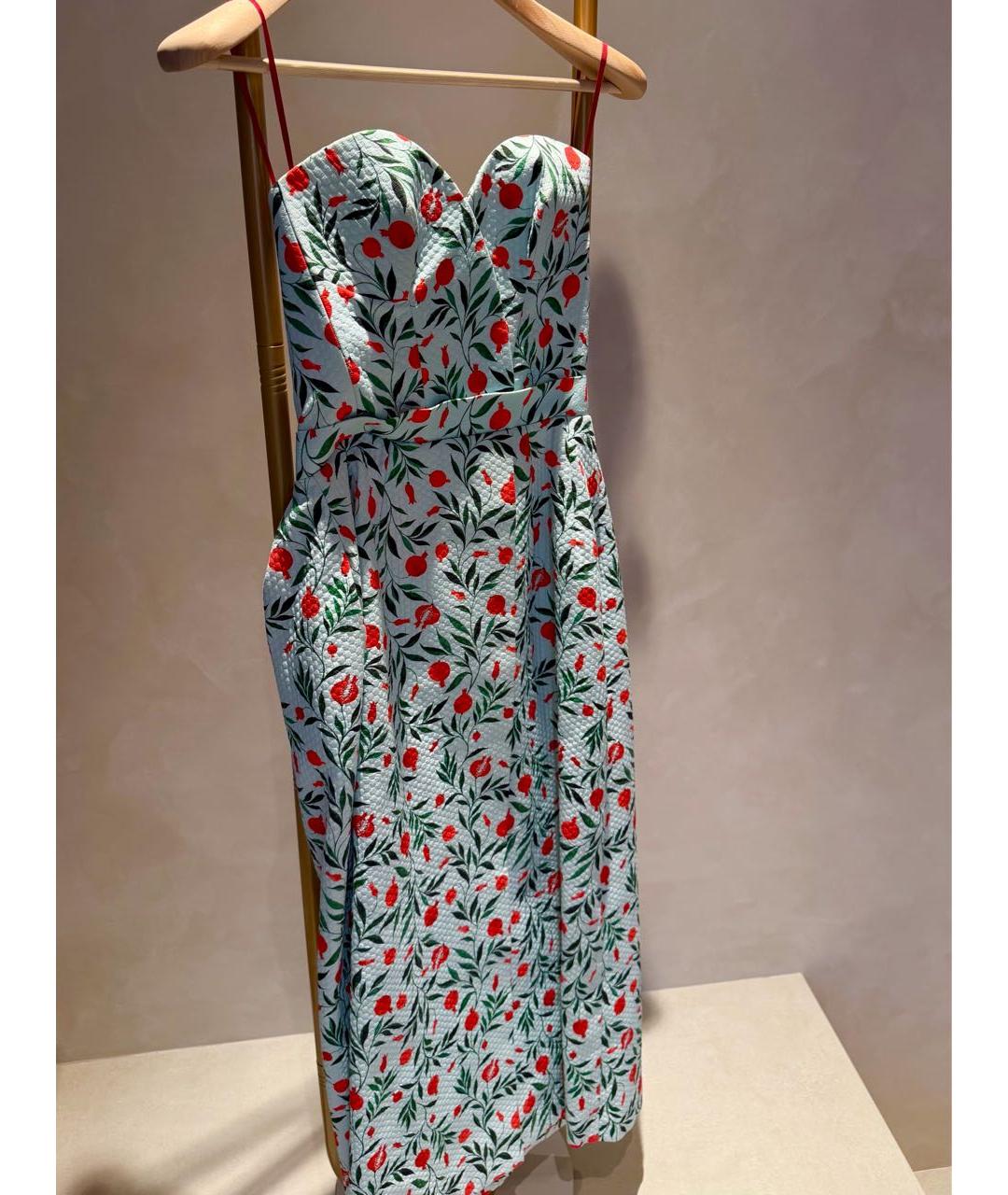 ULYANA SERGEENKO Бирюзовое коктейльное платье, фото 9