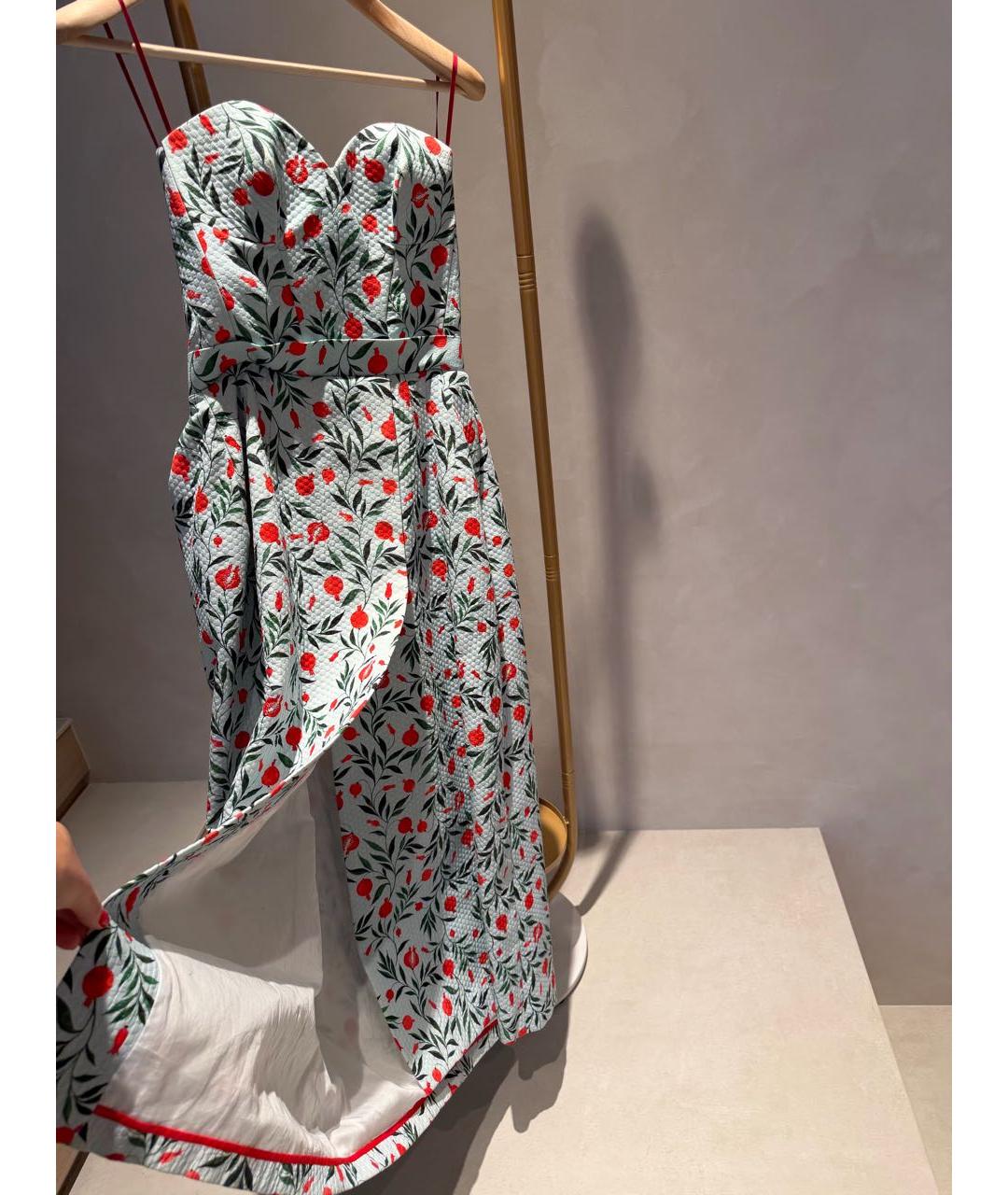 ULYANA SERGEENKO Бирюзовое коктейльное платье, фото 8