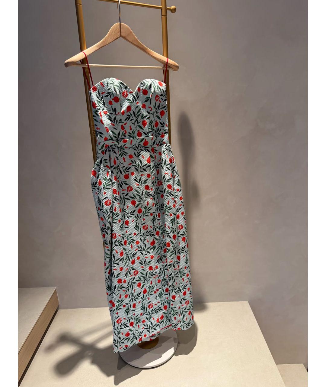 ULYANA SERGEENKO Бирюзовое коктейльное платье, фото 2