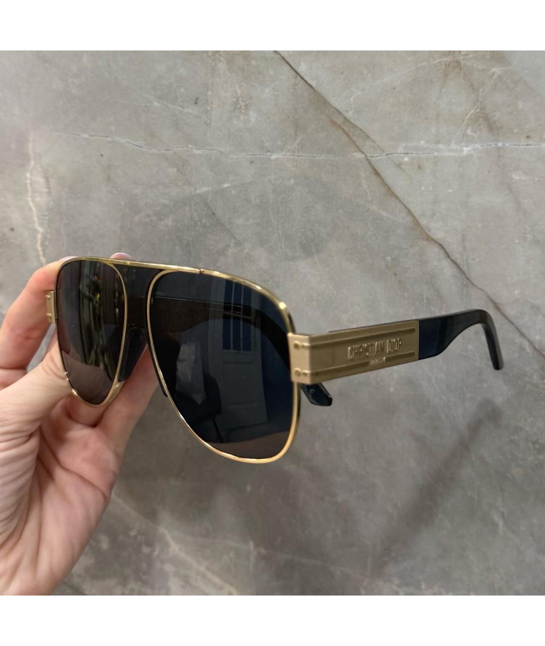CHRISTIAN DIOR Темно-синие солнцезащитные очки, фото 4