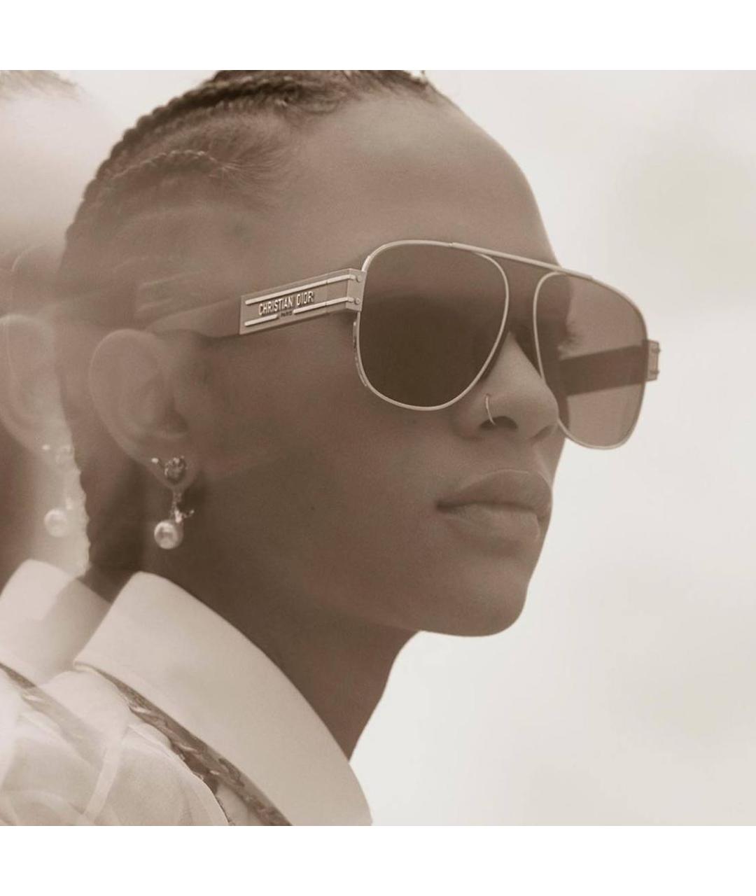 CHRISTIAN DIOR Темно-синие солнцезащитные очки, фото 2