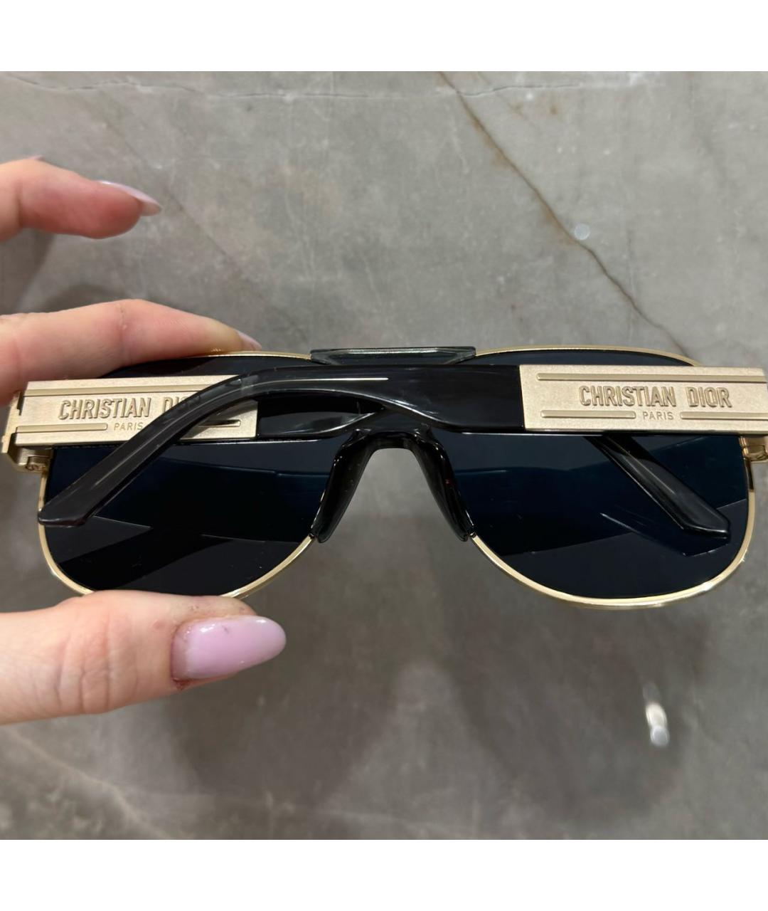 CHRISTIAN DIOR Темно-синие солнцезащитные очки, фото 5
