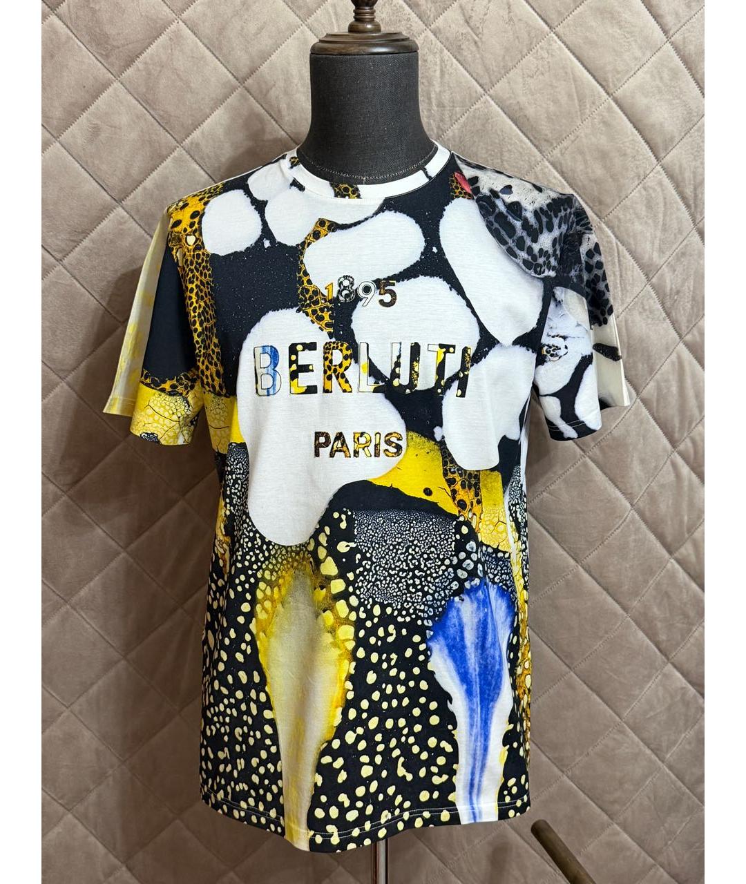 BERLUTI Мульти хлопковая футболка, фото 4