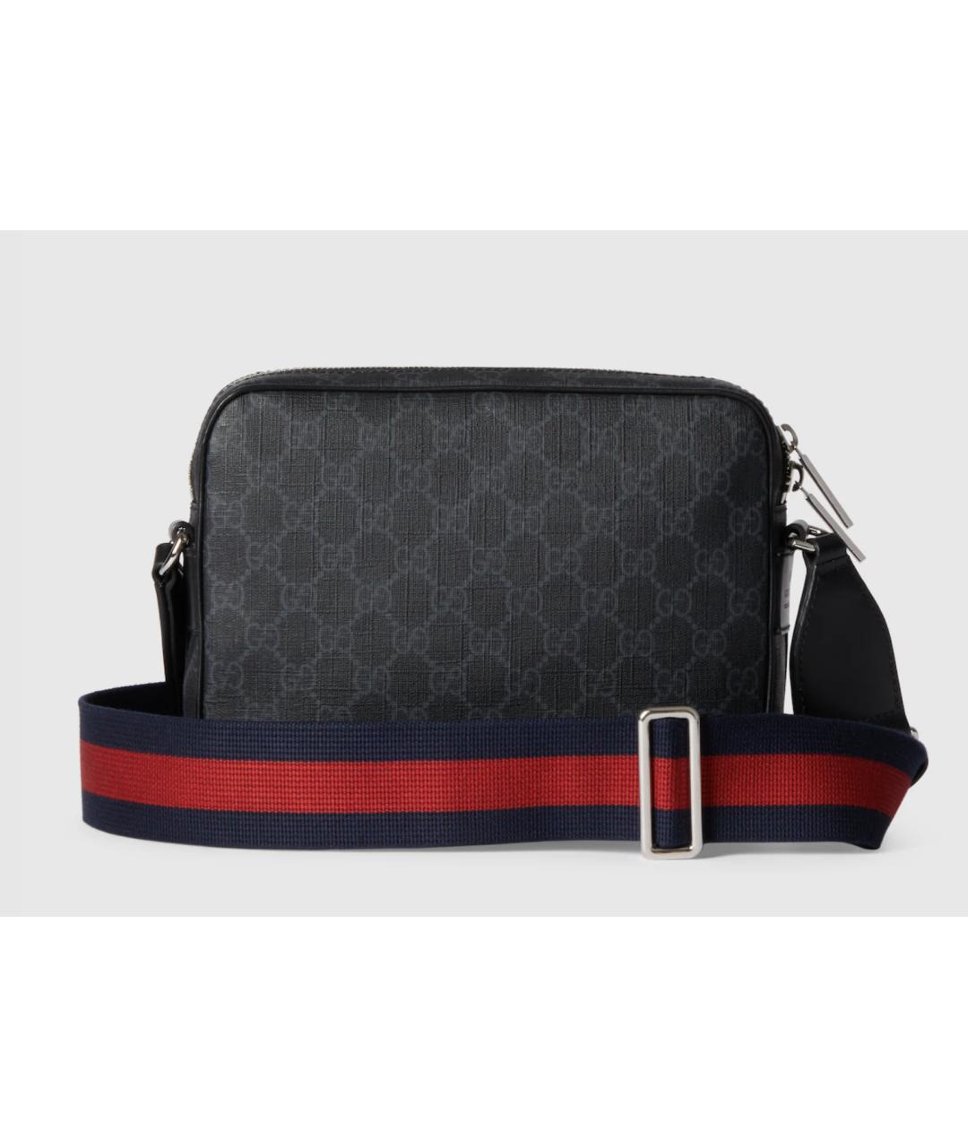 GUCCI Серая кожаная сумка на плечо, фото 4