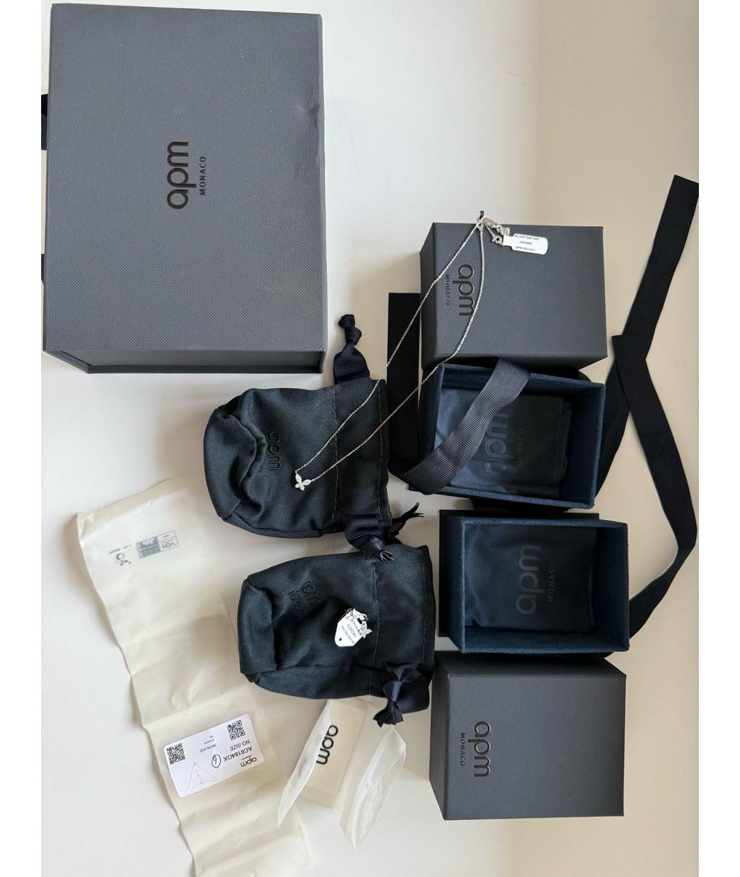 APM Monaco Серебрянный серебряный комплект, фото 3