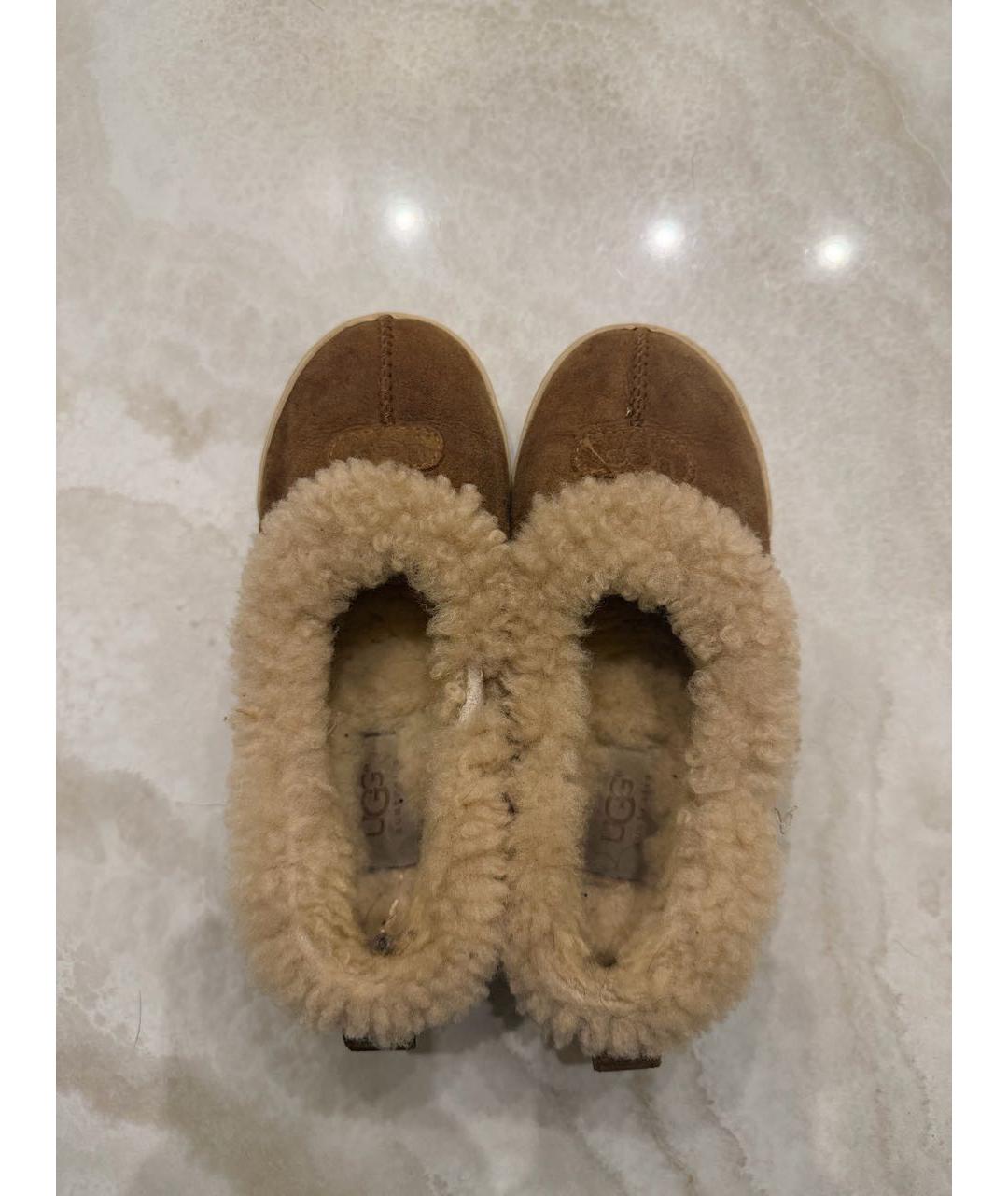 UGG AUSTRALIA Коричневые замшевые ботинки, фото 3