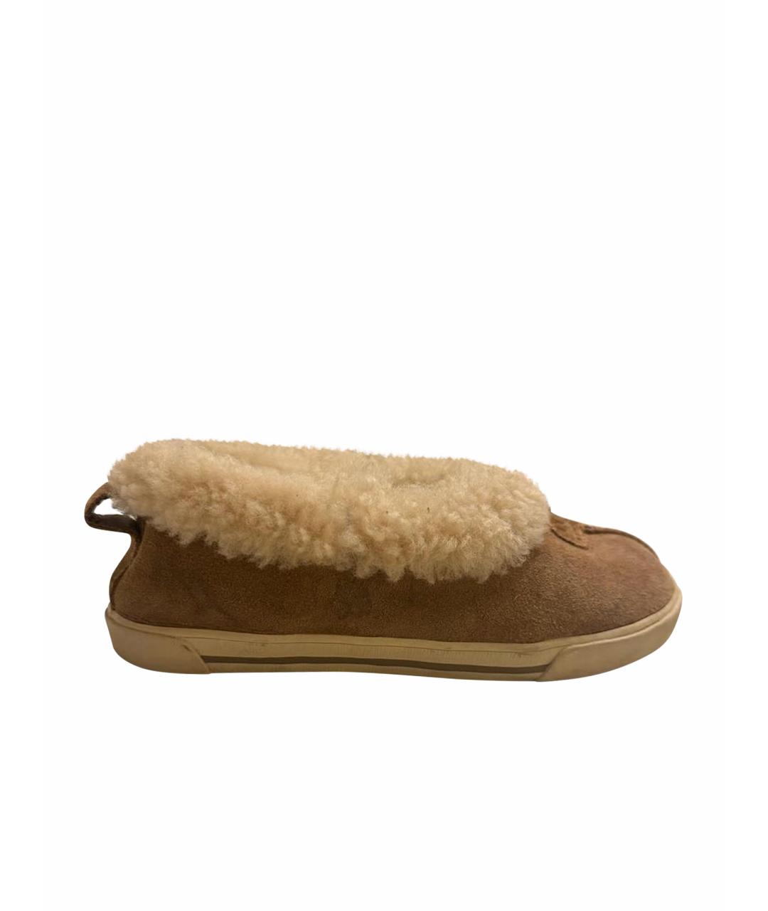 UGG AUSTRALIA Коричневые замшевые ботинки, фото 1