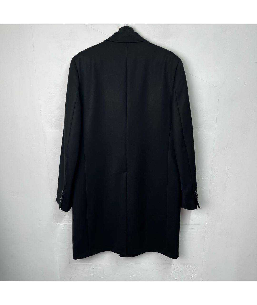 DOLCE&GABBANA Черное шерстяное пальто, фото 4