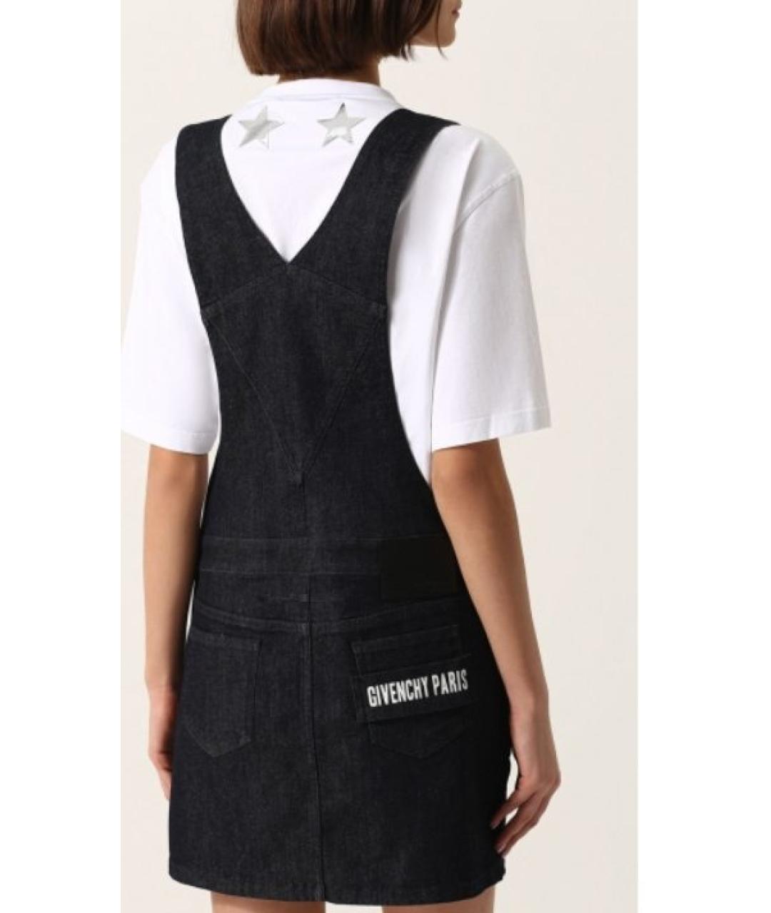 GIVENCHY Черный деним сарафан, фото 3