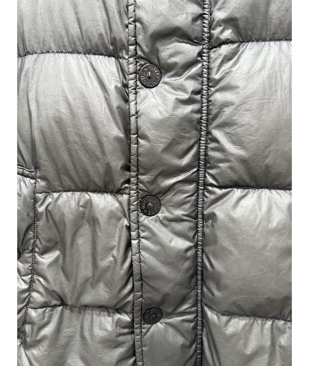 STONE ISLAND Зеленый пуховик, фото 4