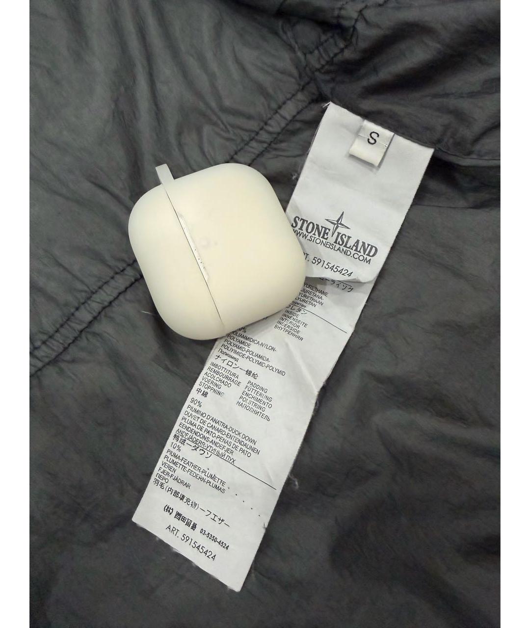 STONE ISLAND Зеленый пуховик, фото 7