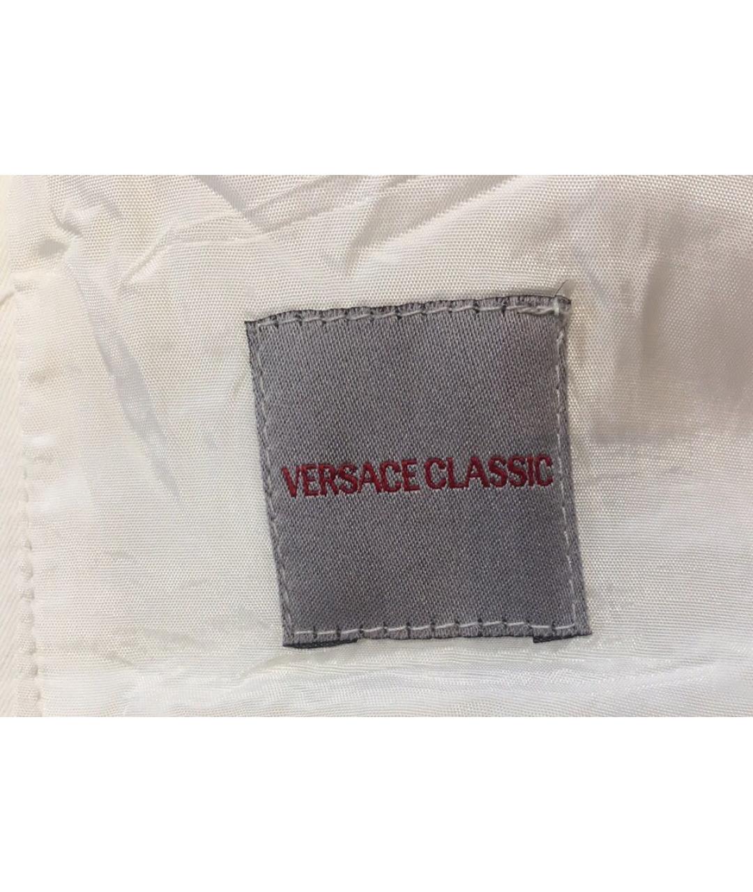 VERSACE Белая хлопковая куртка, фото 4