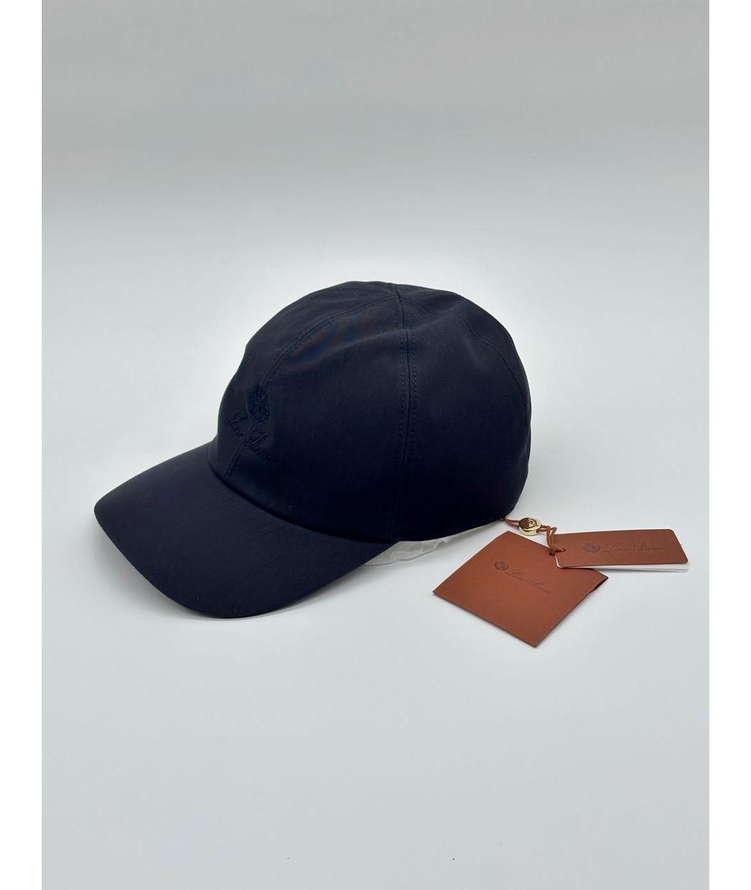 LORO PIANA Темно-синяя кепка/бейсболка, фото 2