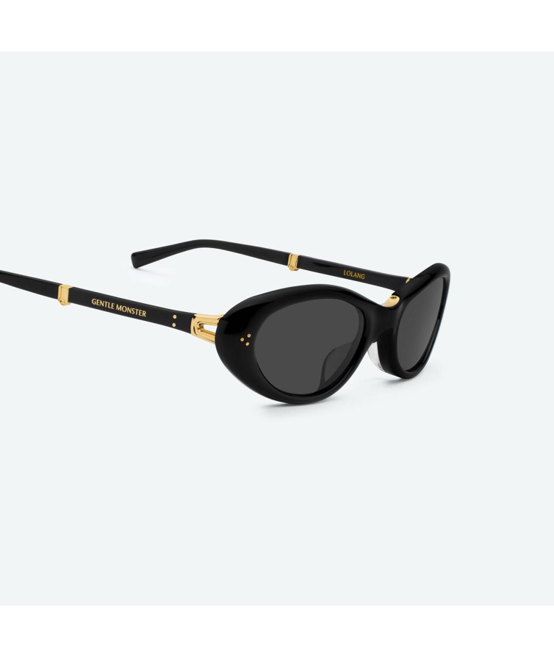 GENTLE MONSTER Черные пластиковые солнцезащитные очки, фото 5