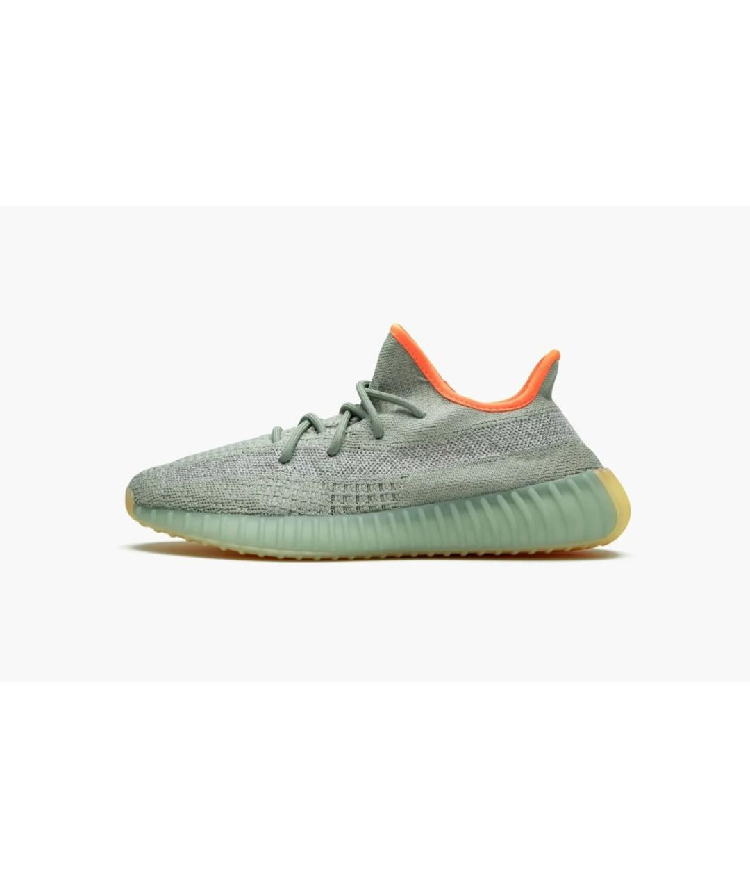 ADIDAS YEEZY Серые текстильные кроссовки, фото 7