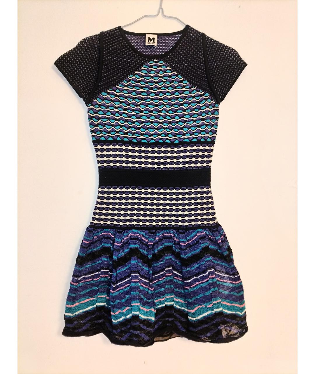 MISSONI Мульти шерстяное повседневное платье, фото 4