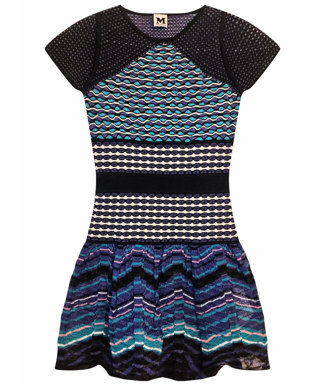 MISSONI Мульти шерстяное повседневное платье, фото 1
