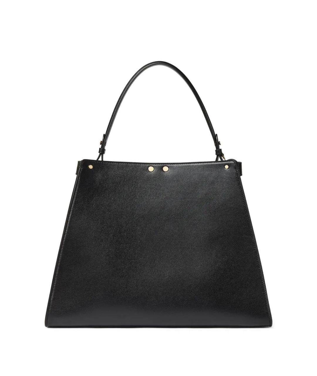 FENDI Черная кожаная сумка тоут, фото 4