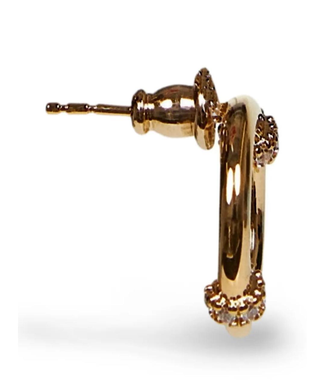 FENDI Латунные серьги, фото 2