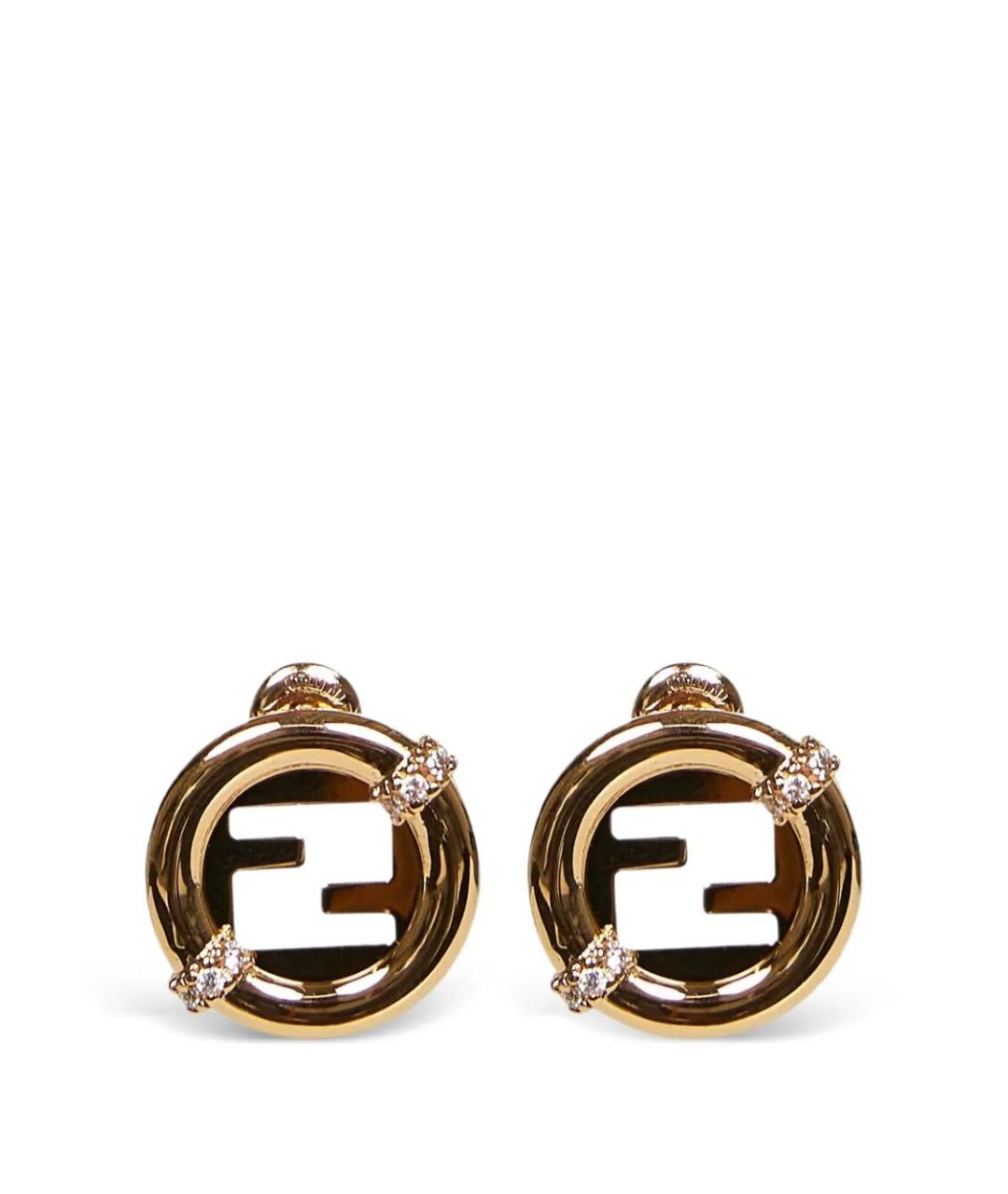 FENDI Латунные серьги, фото 1