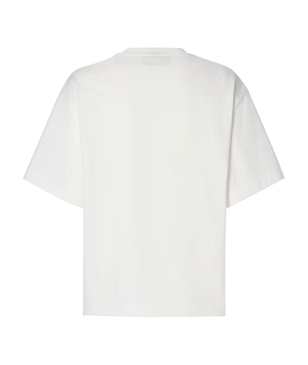 FENDI Белая хлопковая футболка, фото 2