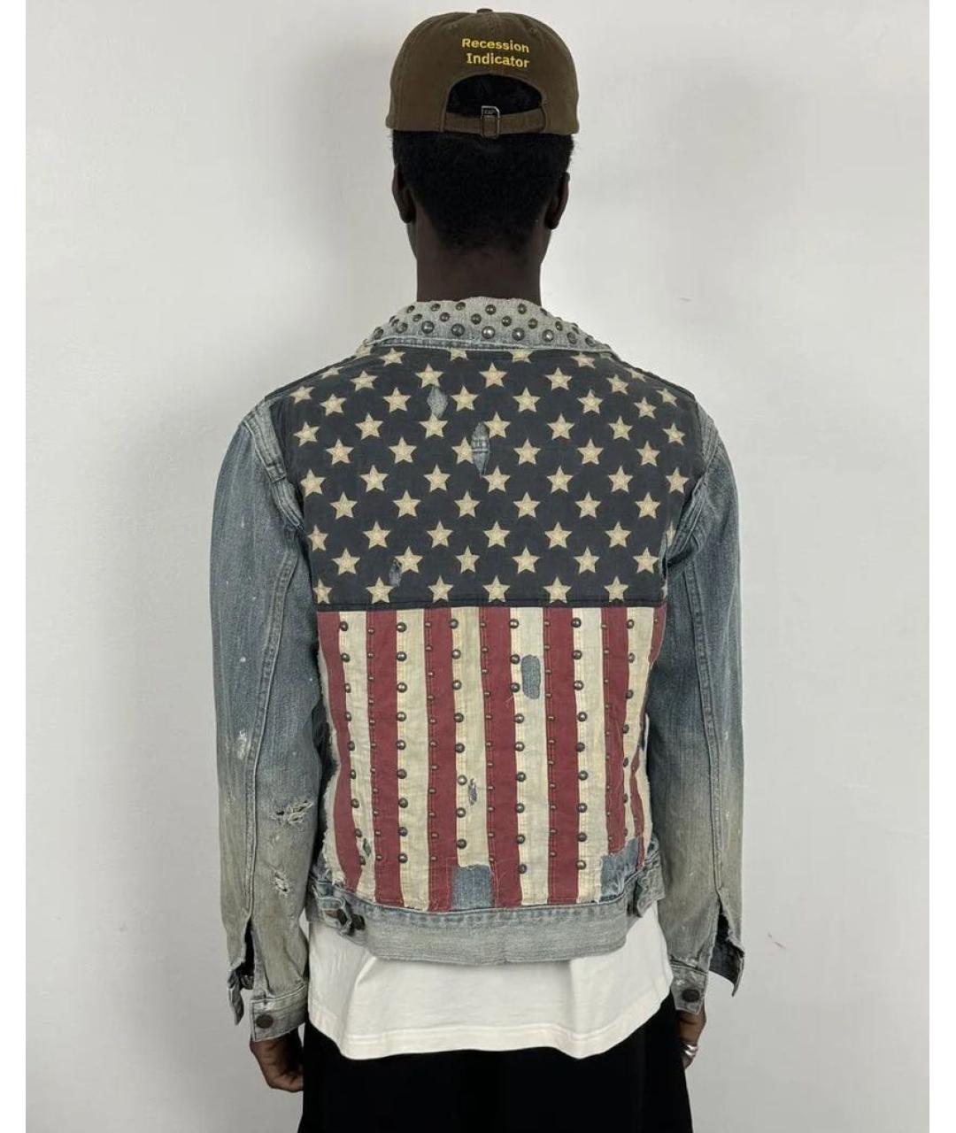 RALPH LAUREN Синяя деним куртка, фото 6