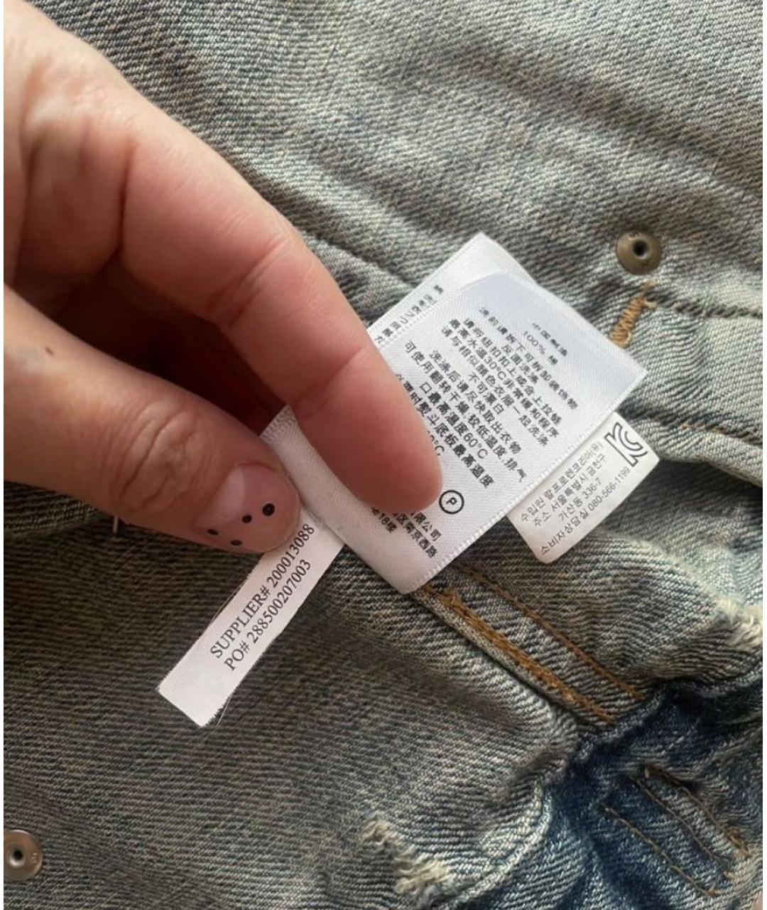 RALPH LAUREN Синяя деним куртка, фото 5