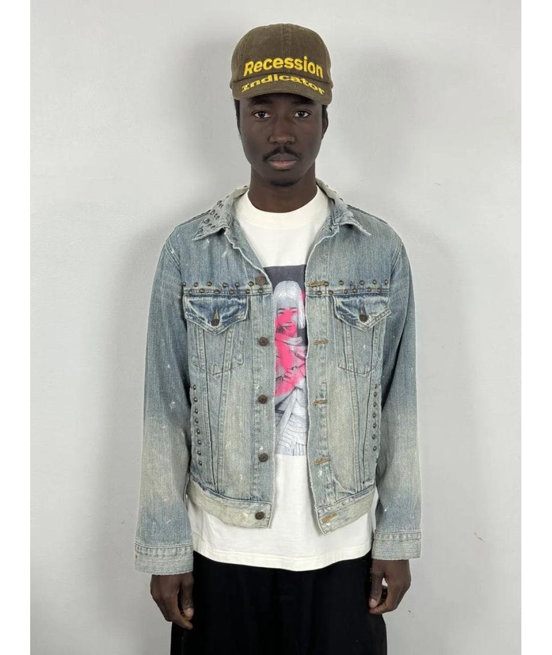 RALPH LAUREN Синяя деним куртка, фото 7