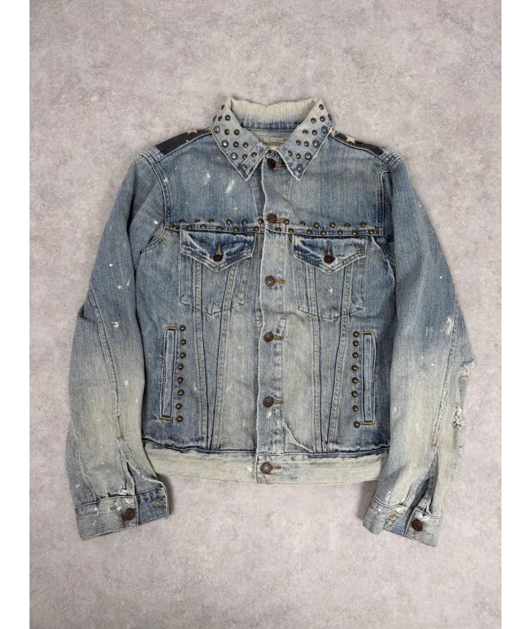 RALPH LAUREN Синяя деним куртка, фото 9