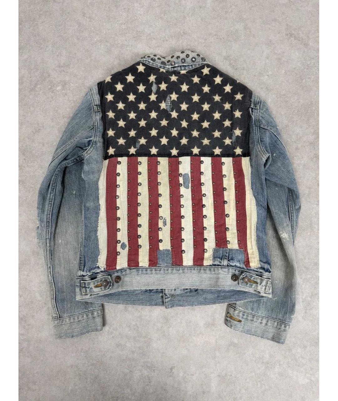 RALPH LAUREN Синяя деним куртка, фото 2