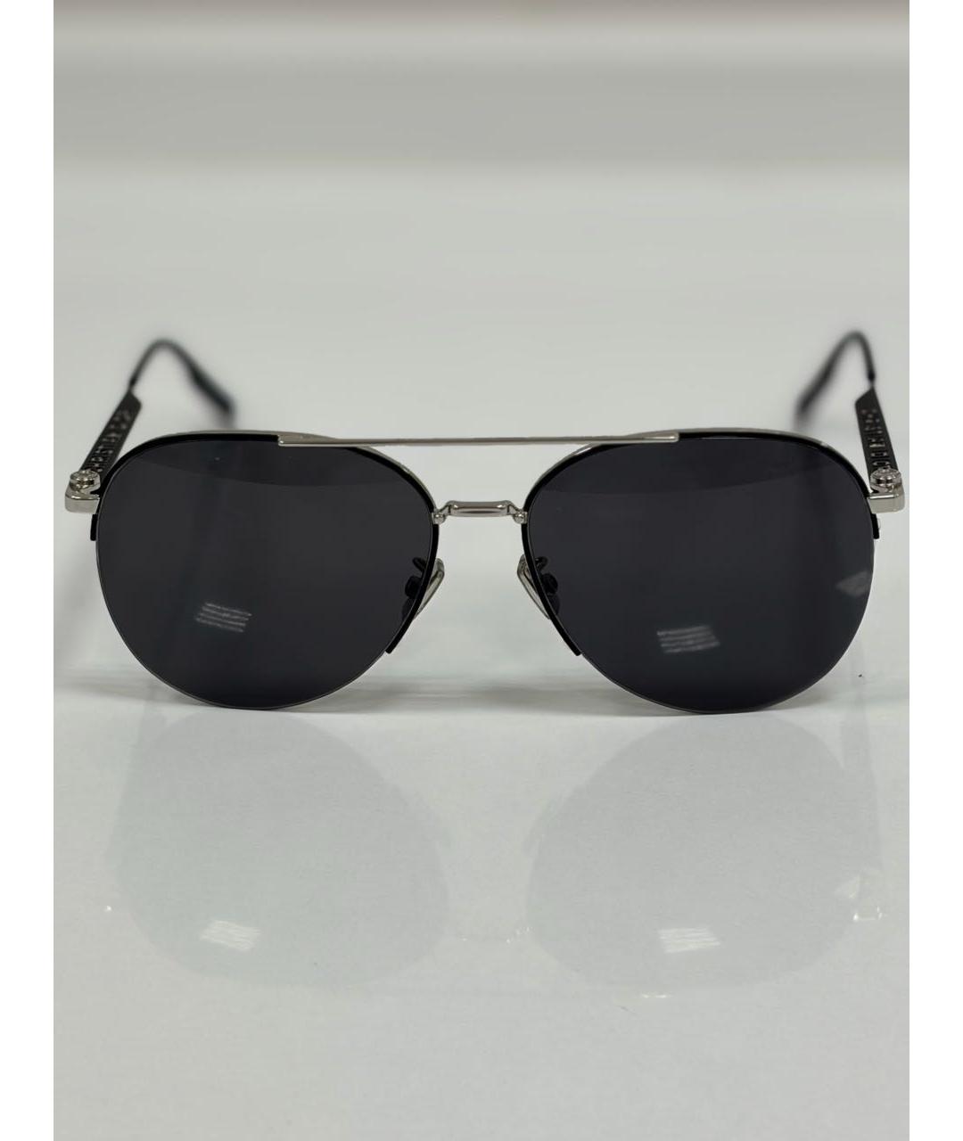 CHRISTIAN DIOR Черные пластиковые солнцезащитные очки, фото 8