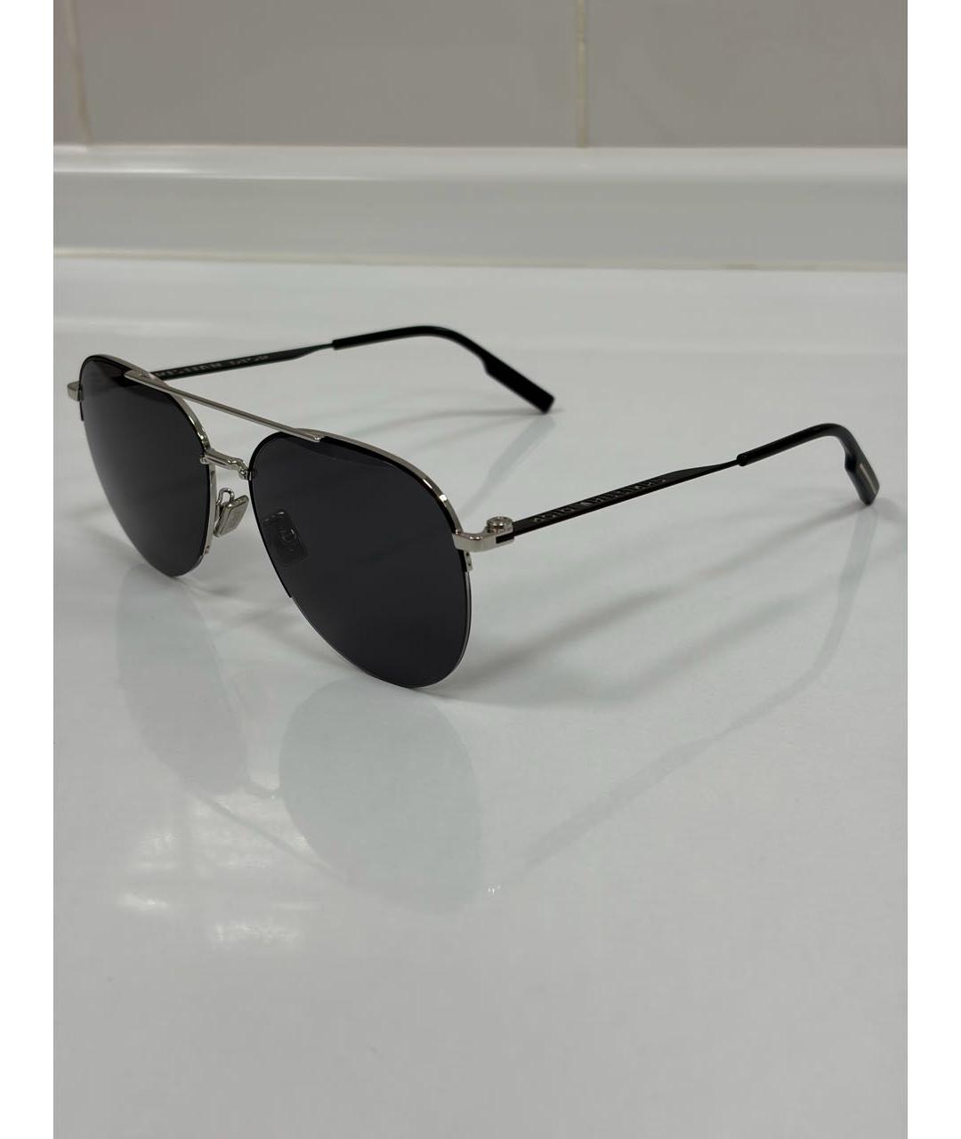 CHRISTIAN DIOR Черные пластиковые солнцезащитные очки, фото 2