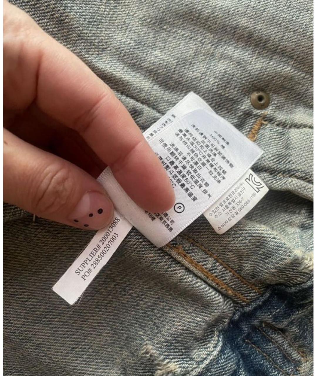 RALPH LAUREN Синяя деним куртка, фото 7