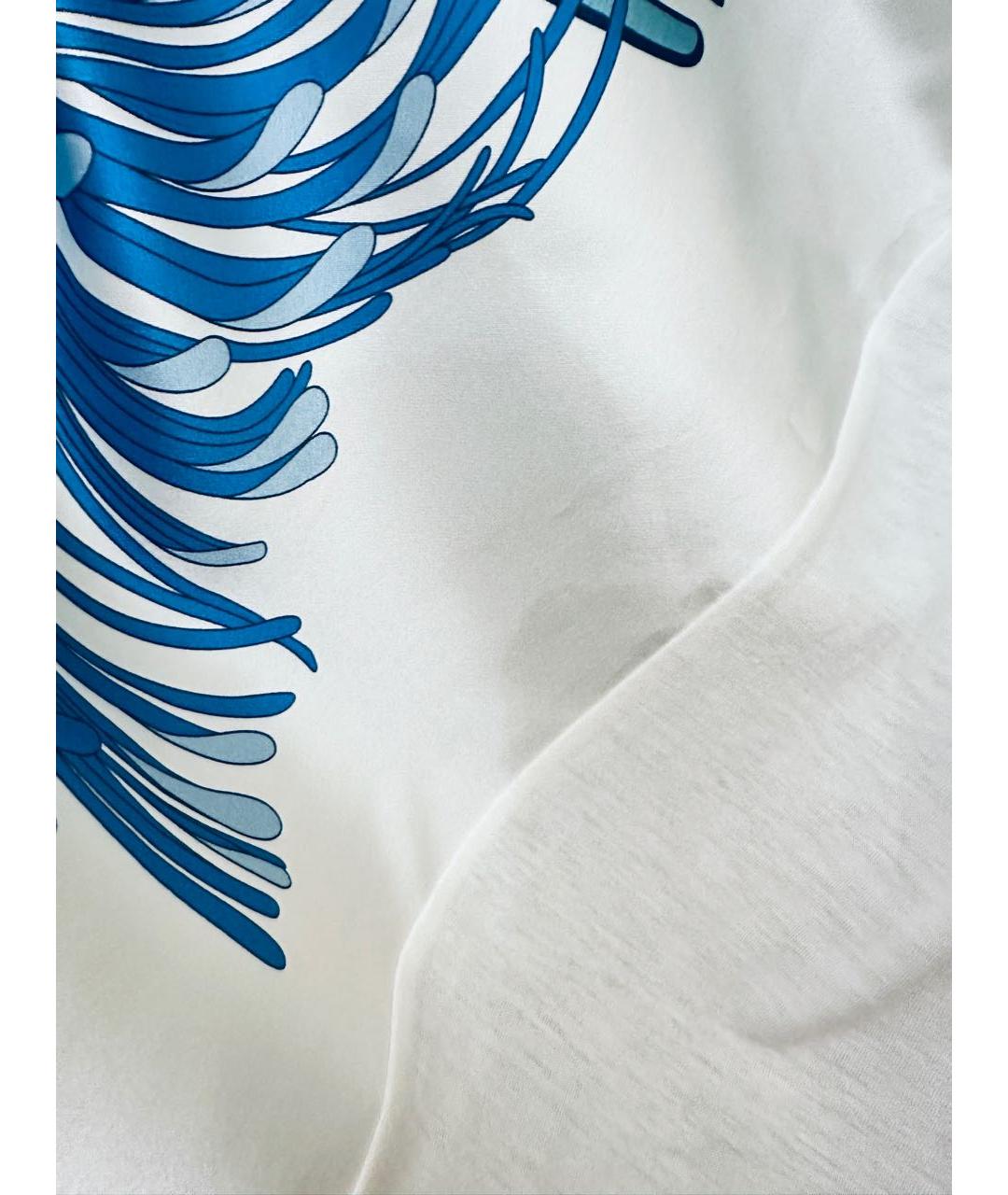 GUCCI Белая шелковая футболка, фото 6