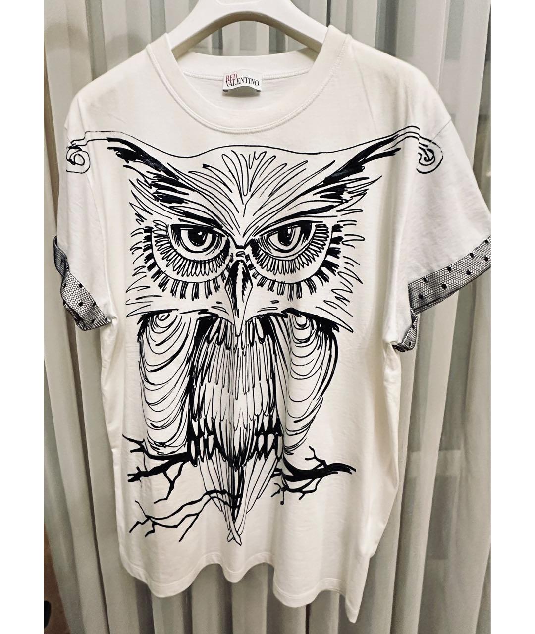 RED VALENTINO Белая футболка, фото 9