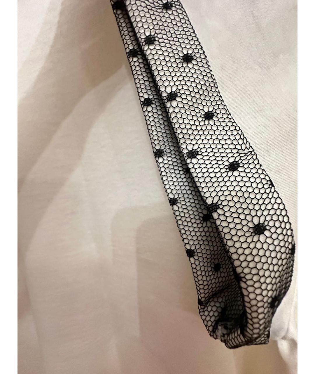 RED VALENTINO Белая футболка, фото 4