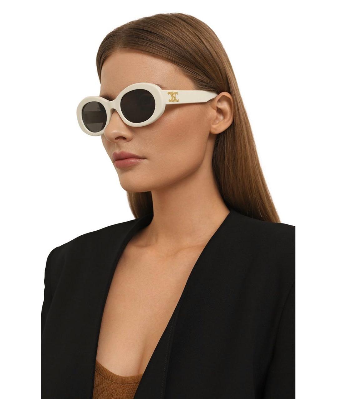 CELINE Пластиковые солнцезащитные очки, фото 4