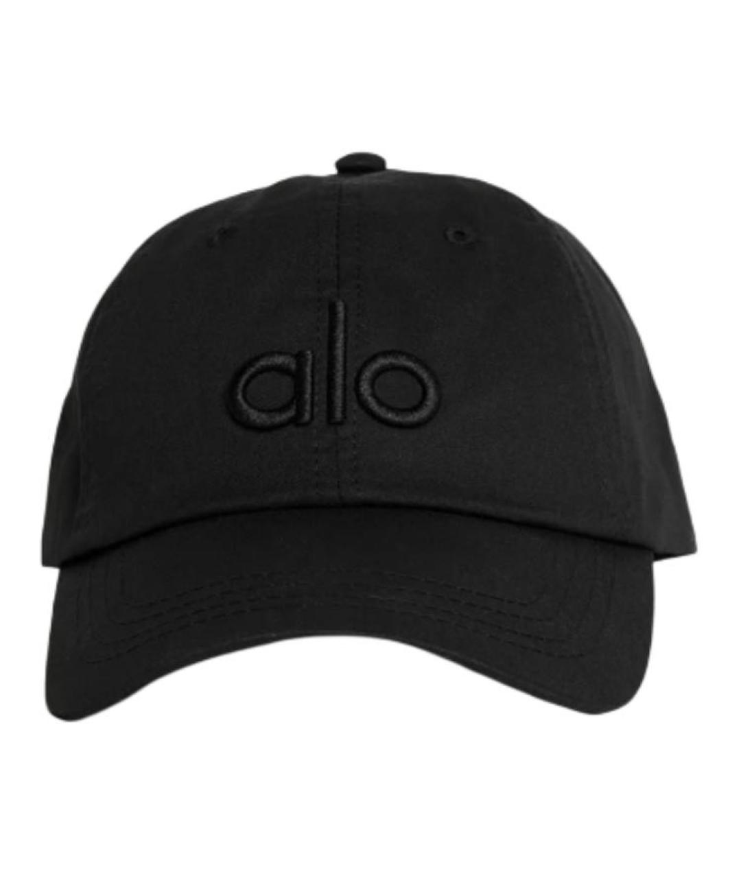 ALO YOGA Черная кепка, фото 2