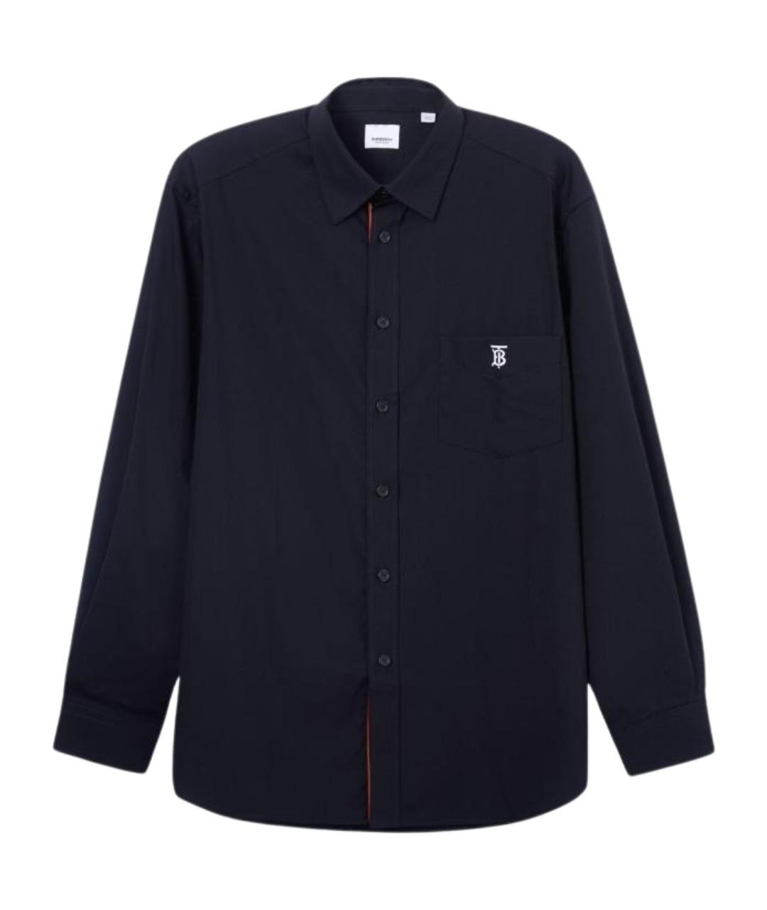 BURBERRY Черная классическая рубашка, фото 1
